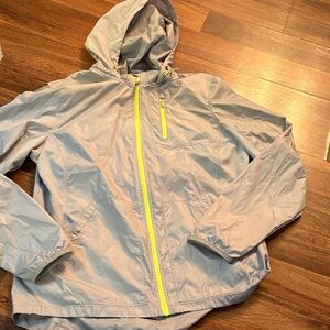 Danskin Gray Jacket with Bright Yellow Lining